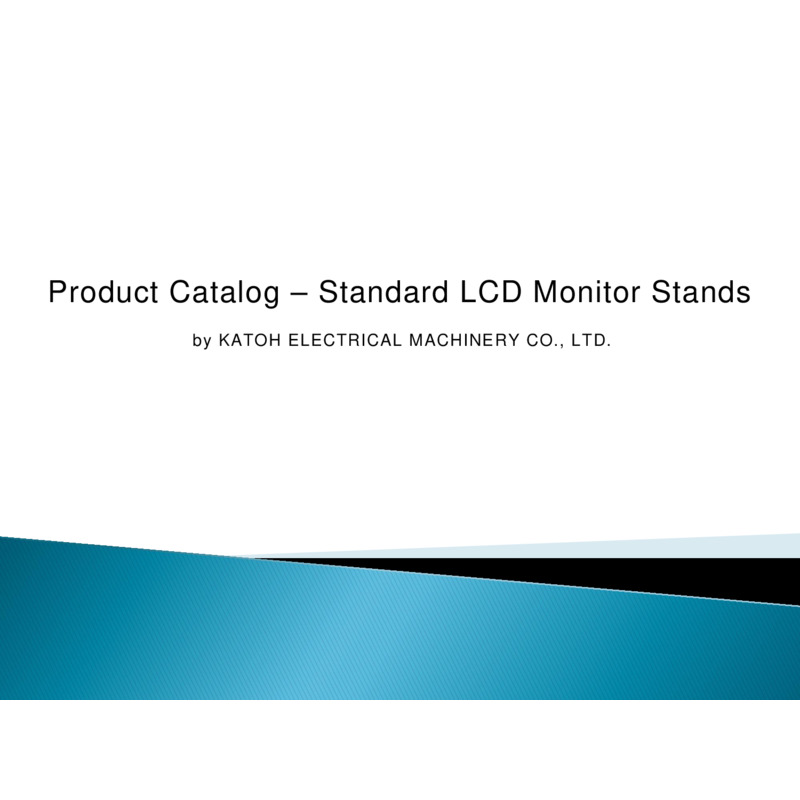 LCD Monitor Stand Catalog