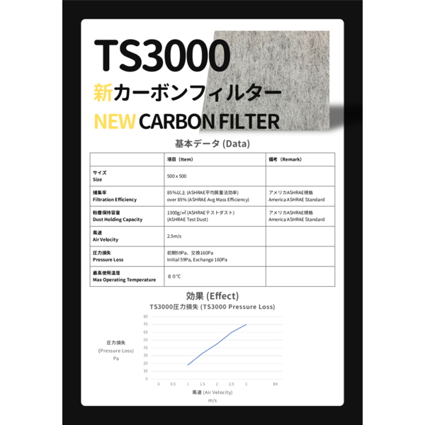 TS3000 Carbon Filter Catalog