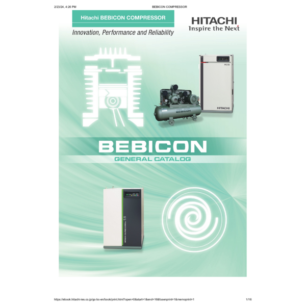 BEBICON Compressor General Catalog