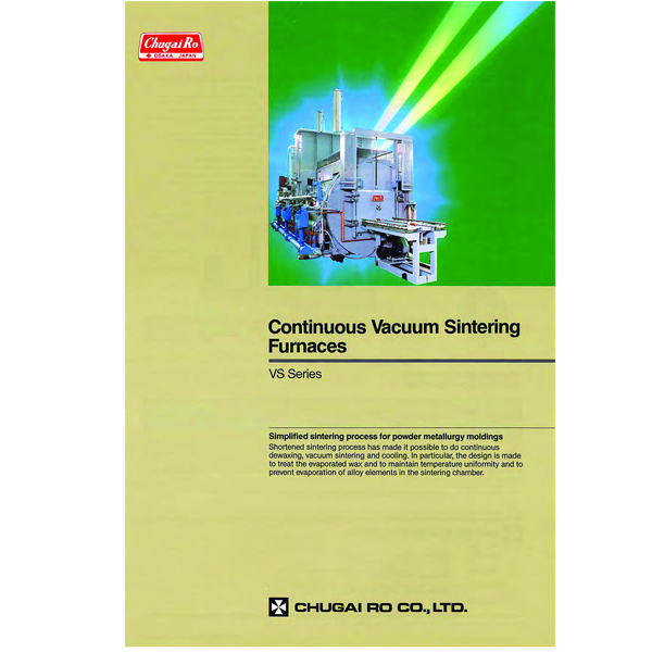 Continuous Vacuum Sintering Furnace VS series
