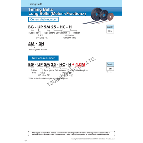 TIMING BELTS_TSUBACO KTE