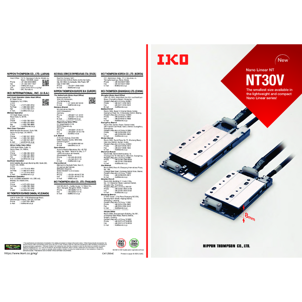 Nano Linear NT series NT30V Catalog
