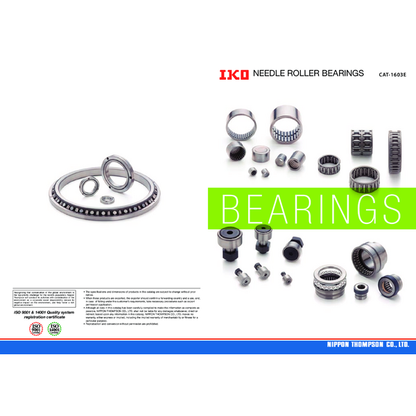 Needle Roller Bearing Series Catalog