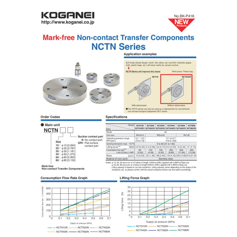 Mark-free Non-contact Transfer Components_NCTN Series_Catalog