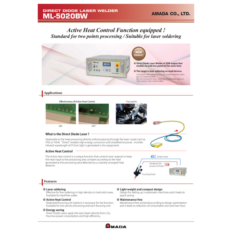 ML-5020BW_Direct Diode Laser Welding Machine_Catalog