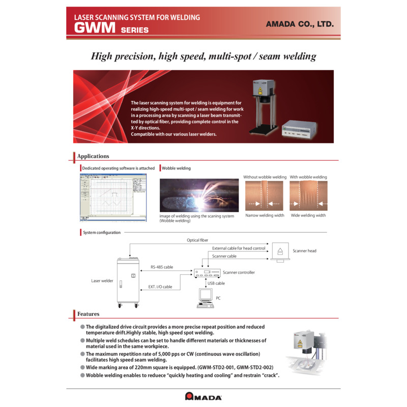GWM series_Laser Welding Scanning System_Catalog
