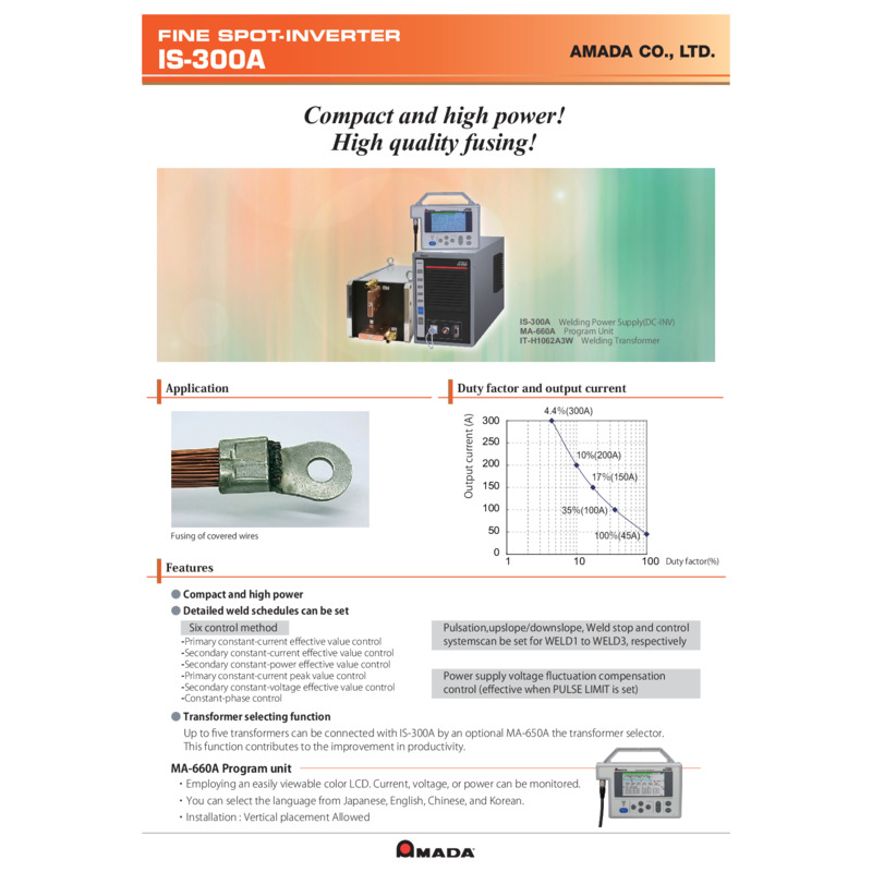 IS-300A_DC Inverter Welding Power Supply_Catalog
