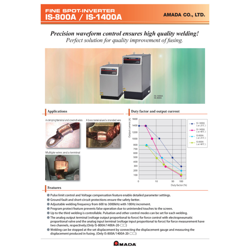 IS-800A_1400A_DC Inverter Welding Power Supply_Catalog