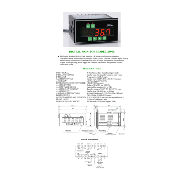 Digital Monitor_Model-2590C Catalog