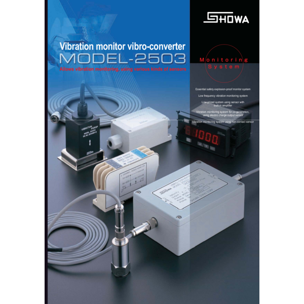 Vibration monitor vibro-converter_Model-2503 Catalog