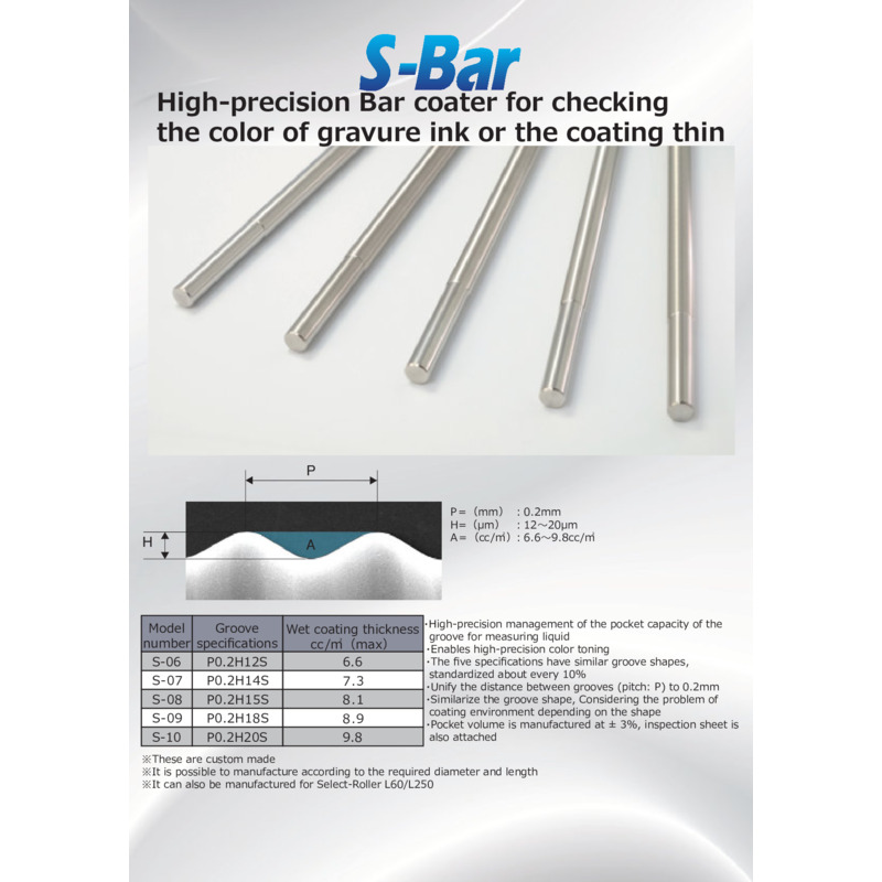 Bar Coater_S-Bar_Catalog