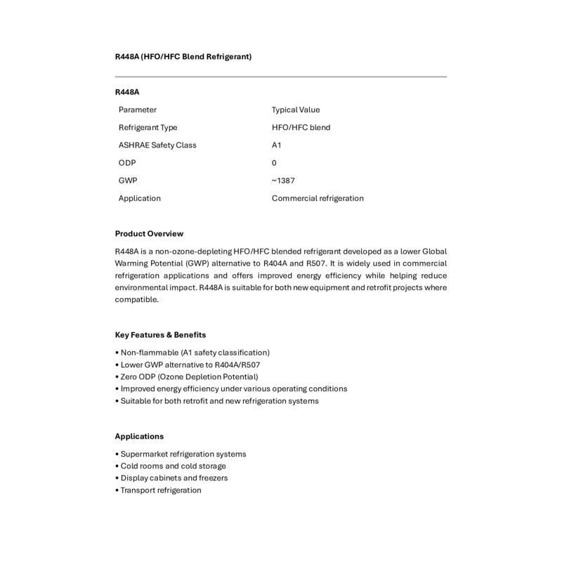 R448A Catalog Eng Version