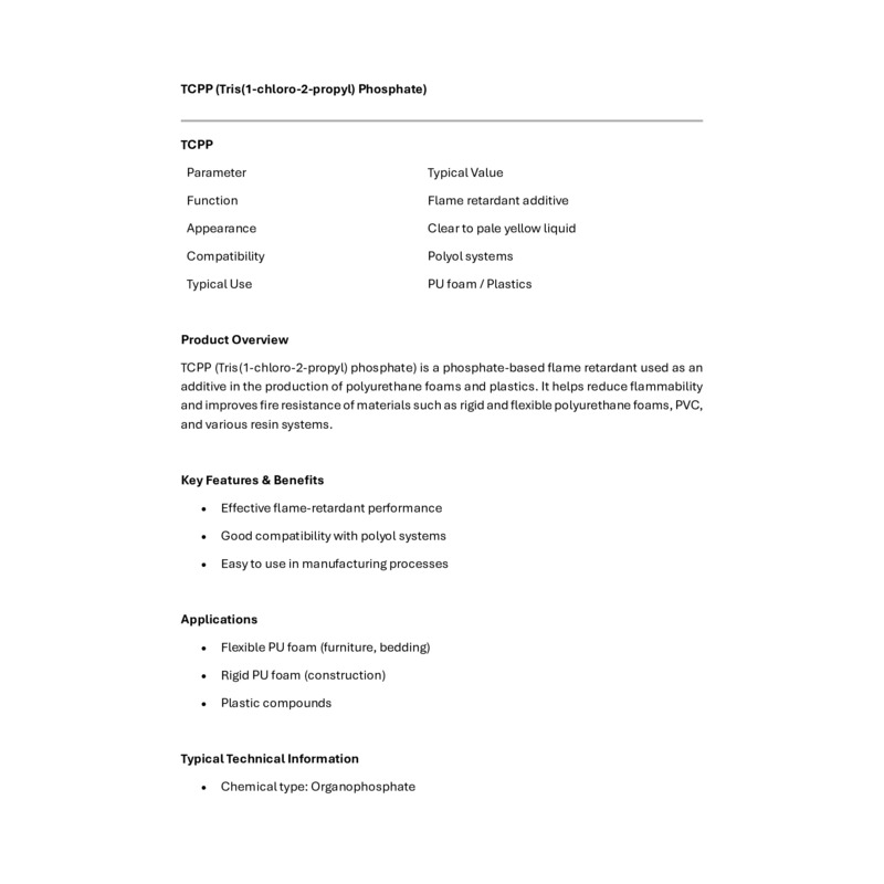 TCPP Catalog