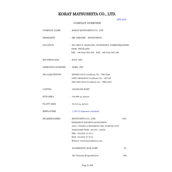 Company Profile