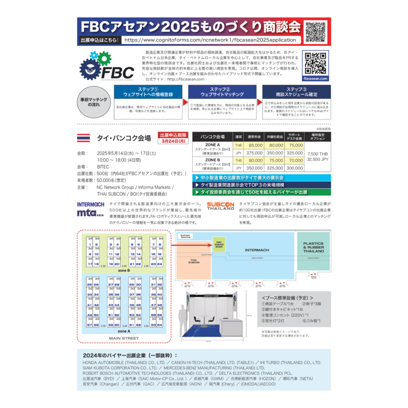 FBCアセアン2025ものづくり商談会