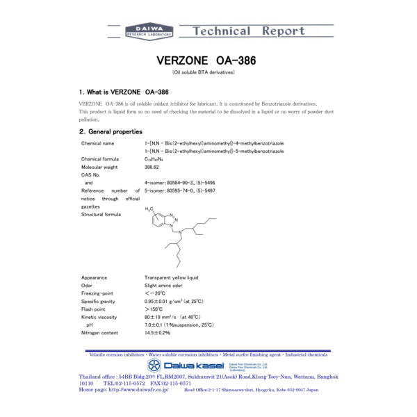 VERZONE OA-386