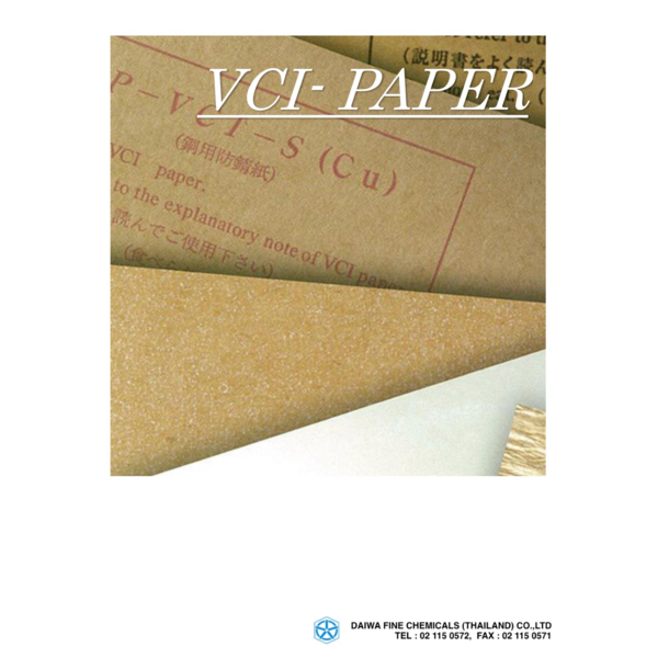 Rust-proof paper VCI