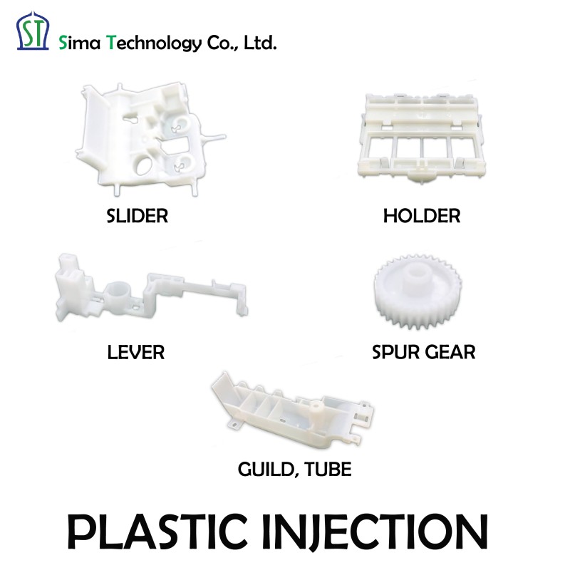 Plastic Injection Molding Service ｜ รองรับวัสดุ PE และ PP สำหรับ Medical & Printer Parts