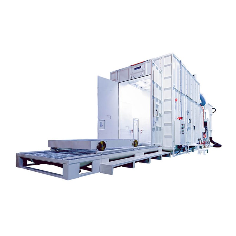 【No Pit Construction Required】 Eliminating Heavy Labor for Rust Removal and Paint Stripping on Large Structures | LF Blast Room