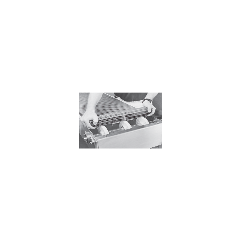 Modular Plastic Belt HR Nylon Model - Heat-Resistant, FDA-Compliant Conveyor for Food Processing  | TSUBACO KTE