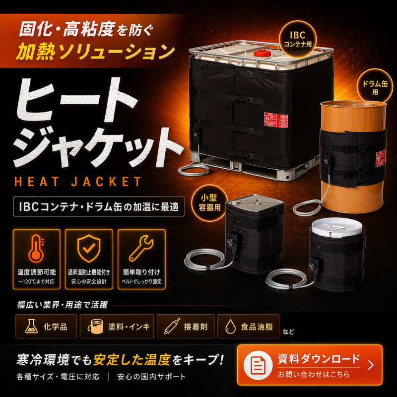 作業効率の向上│ヒートジャケット