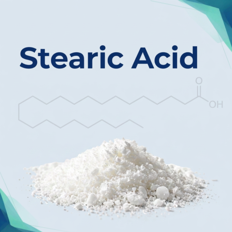 กรดไขมันอเนกประสงค์ที่รวมคุณสมบัติการเป็นอิมัลชัน การทำให้แข็งตัว และการหล่อลื่นไว้ด้วยกัน | กรดสเตียริก