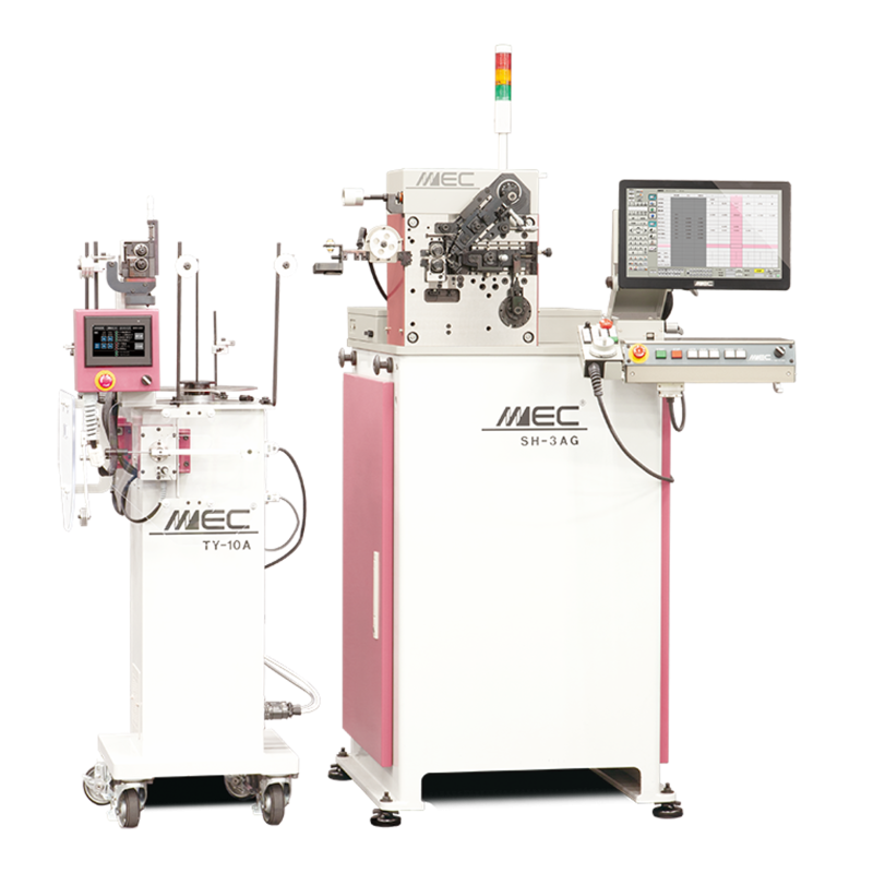 [SH-3AG] Dual-point Coiling Machine / Wire Diameter φ0.08-0.23 mm / Arbor-less Coiling, Prevents Scratches Inside the Spring