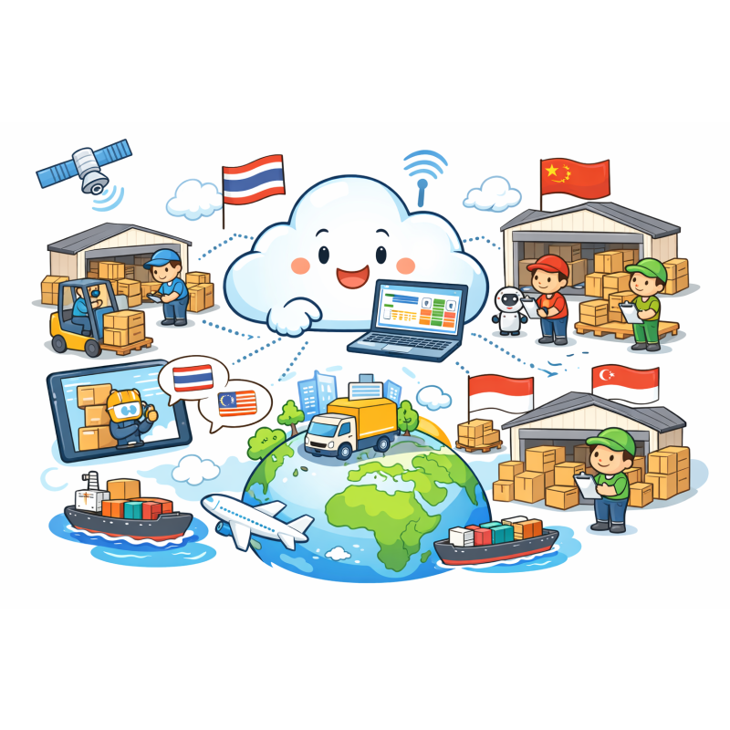Cloud-based WMS ｜ ทำความเข้าใจระบบคลังสินค้าที่รองรับหลายประเทศ