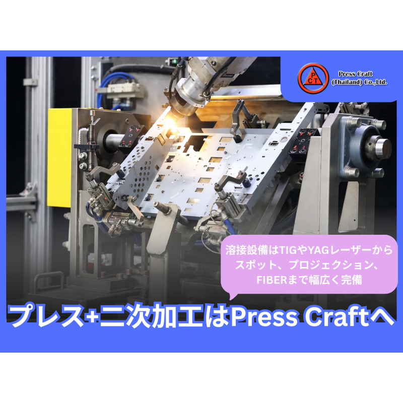 【Secondary Processing and Assembly of Press Parts】Integrated Support from Welding and Painting to Caulking and Small-Part Assembly