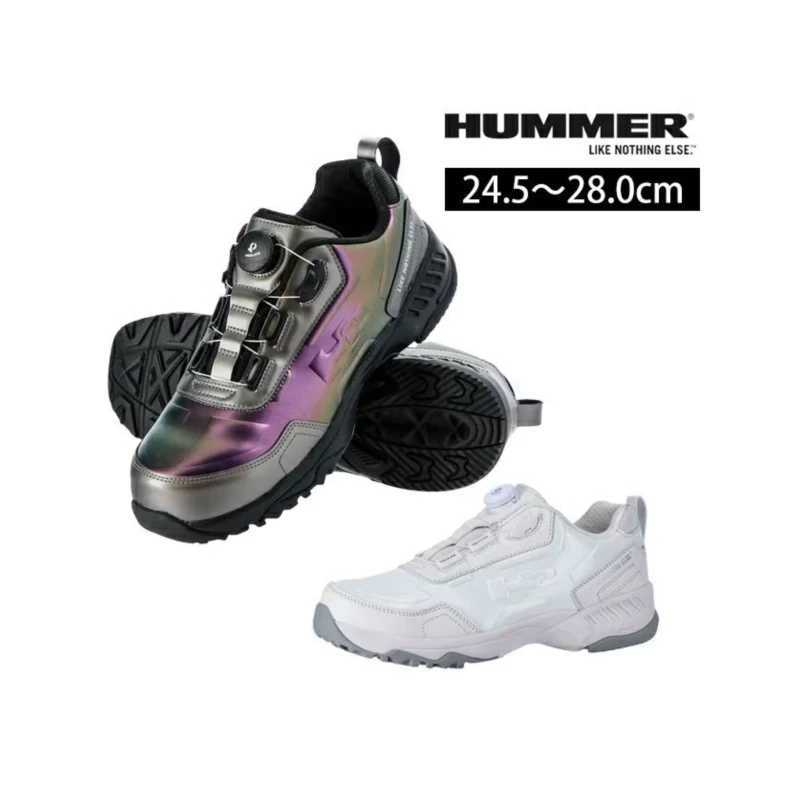 HUMMER รองเท้านิรภัย (Safety Shoes) ／ เสริมหัวรองเท้านิรภัย (Safety Toe Cap) ／ ป้องกันแรงกระแทกและแรงบีบอัด