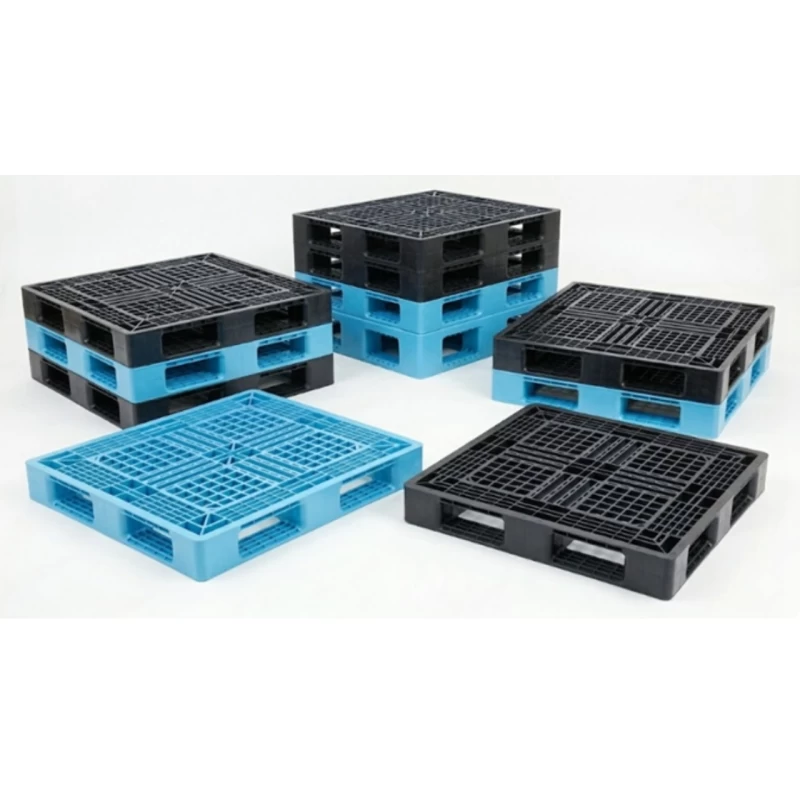 【Particle Pallet (Composite Material)】 An Alternative to Wooden Pallets. Customizable Sizes and Shapes, such as Three-Leaf Type for Drums.