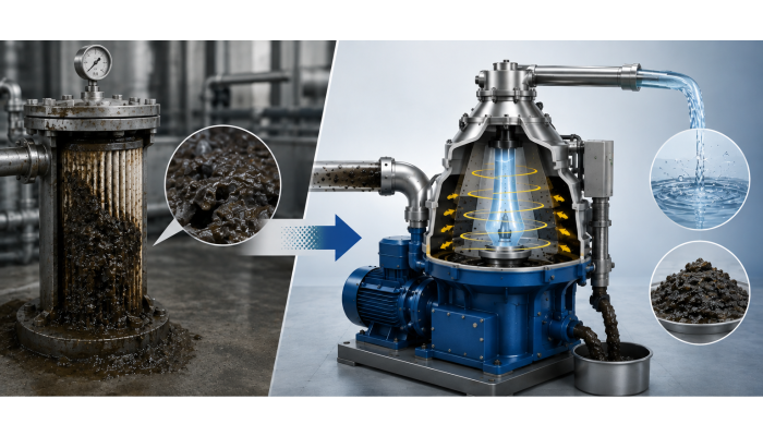 Are Sticky, Mud-Like Contaminants Clogging Your Filters Too Quickly? How Centrifugal Separation Eliminates Filter Clogging Problems