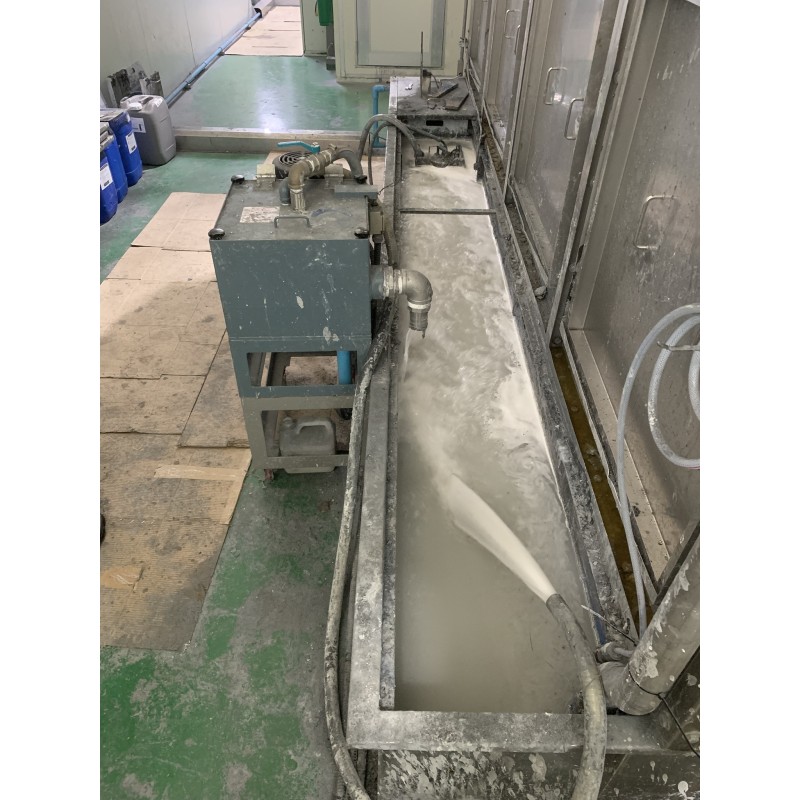 塗装ブース用塗料スラッジ分離機｜フィルターレス｜水を循環再利用し、水の腐敗を抑制