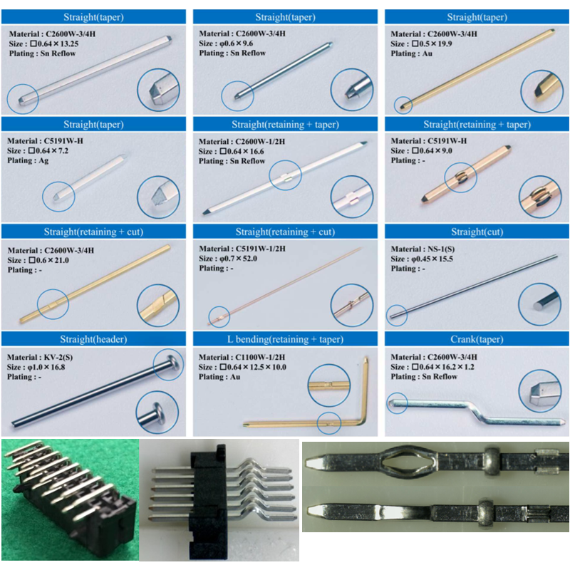 Header pin manufacturing and sales