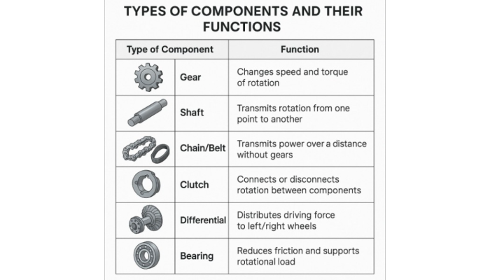 Transmission Parts คืออะไร?｜หัวใจสำคัญของระบบขับเคลื่อนในเครื่องจักรอุตสาหกรรม