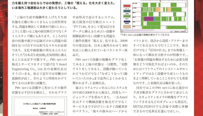 工業情報誌EMIDASに掲載記事