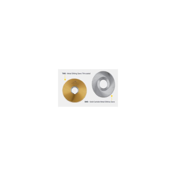 OKAZAKI : METAL SLITTING SAWS TIN-COATED                SOLID CARBIDE METAL SLITTING SAWS 
