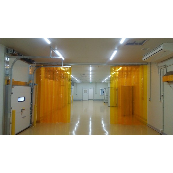 Uniflow PVC slit curtain sliding type | Tomas Engineering Samut Prakan Thailand