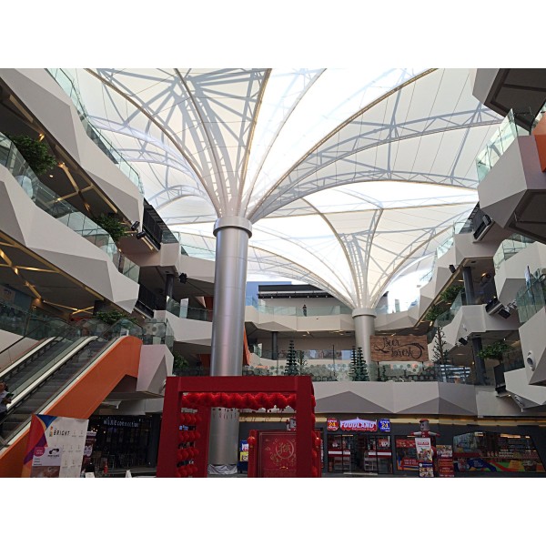 โครงสร้างเมมเบรนแรงดึงสำหรับ The Bright Rama2 | Tomas Engineering สมุทรปราการ ประเทศไทย