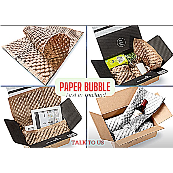 Paper bubble packaging paper Thailand