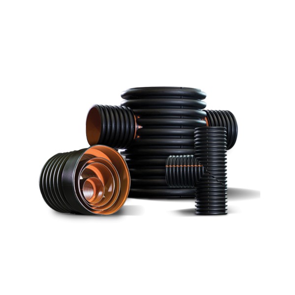 ท่อลอน พี.อี. และอุปกรณ์ข้อต่อ สำหรับงานระบบระบายน้ำ P.E. PIPES & FITTINGS