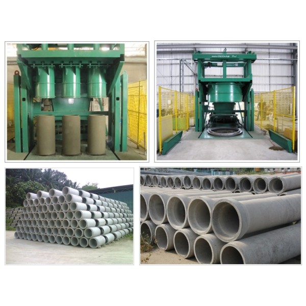 เครื่องอัดท่อคอนกรีตอัตโนมัติ โรงงานจำหน่ายเครื่องอัดท่อคอนกรีต