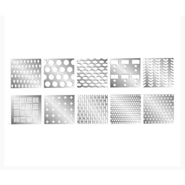 Perforated sheet and perforated sheet drainage grate