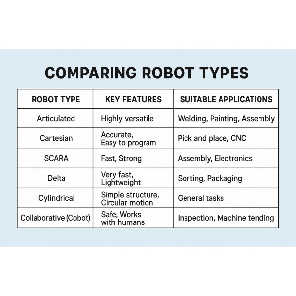 産業用ロボットを徹底解説！ 各タイプの役割とは？