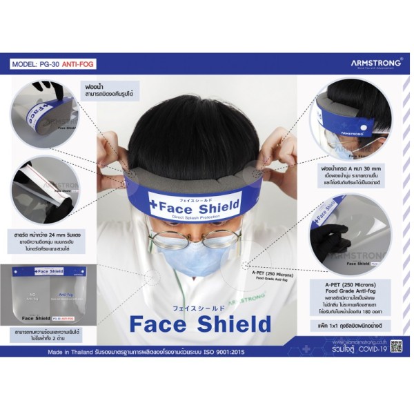 หน้ากากป้องกัน-Face Shleld