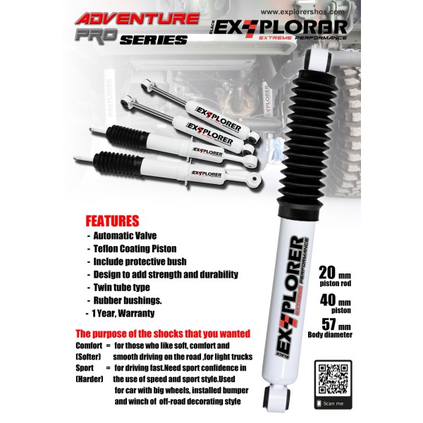 Heavy-duty shock : Adventure Pro Series