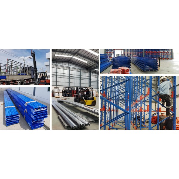 Shelf installation service and machinery in the warehouse system　－　Thailand
