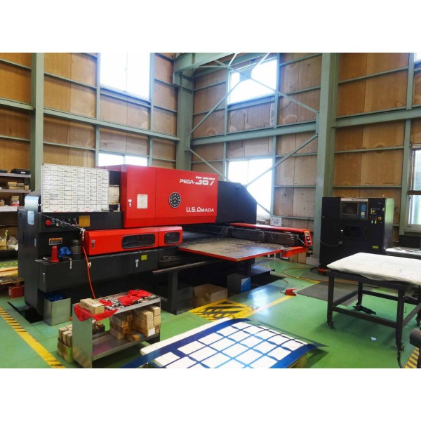 เครื่องจักรมือสอง : เครื่องพั้นชิ่ง AMADA PEGA367 ปี 1991