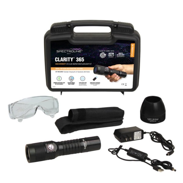ไฟฉาย UV-A CLARITY™ 365 เพิ่มประสิทธิภาพในการทำงาน / ไฟฉายอุตสาหกรรม
