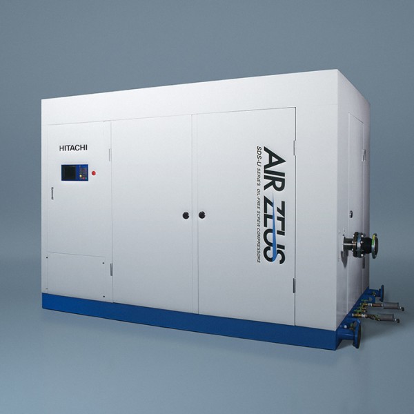 迅速対応 オイルフリースクリューコンプレッサー「SDS-Uシリーズ」（二段圧縮